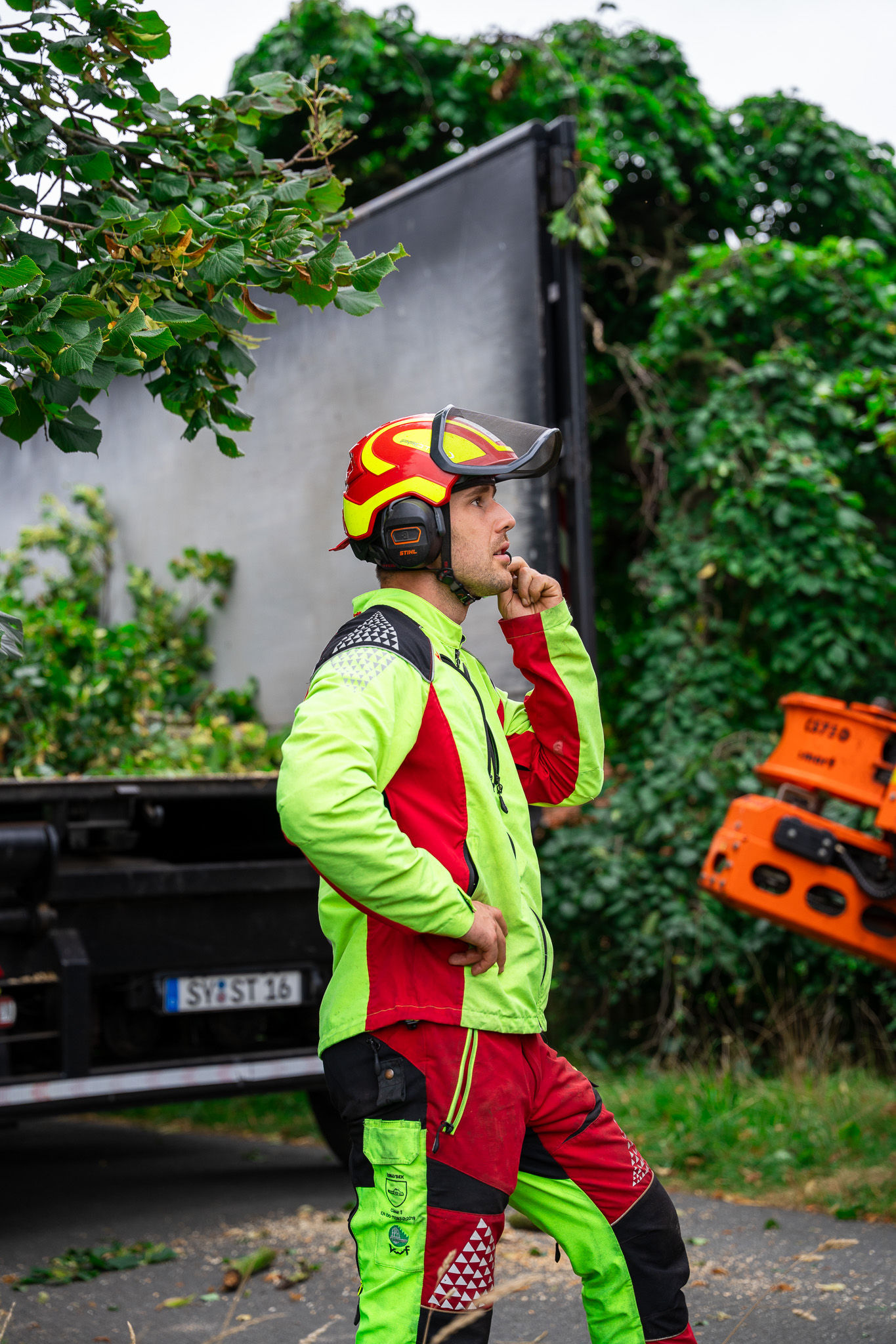 Max von Goebler bei der Arbeit